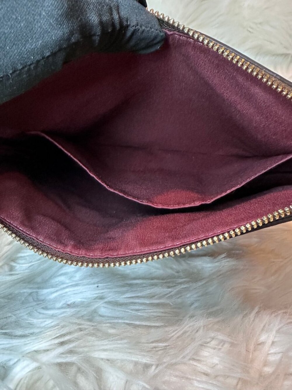 Coach Rowan Crossbody File Bag In Red/Signature Canvas - Picture 10 of 11